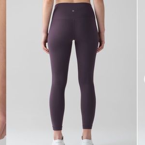 NWT Lululemon align 25 Black Currant